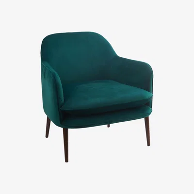 Made in Design Charmy Padded armchair - / Velvet & metal by Pols Potten Green