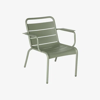 Made in Design Luxembourg Lounge armchair - / Low seat by Fermob Green