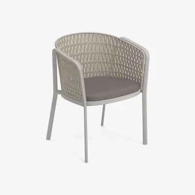 Made in Design Carousel Armchair - / Synthetic rope & metal by Emu White/Beige