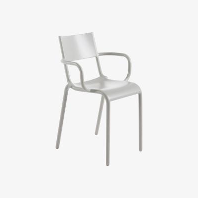 Made in Design Generic A Stackable armchair - Polypropylen by Kartell Grey