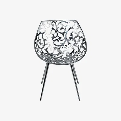 Made in Design Miss Lacy Armchair - Polished steel by Driade Metal