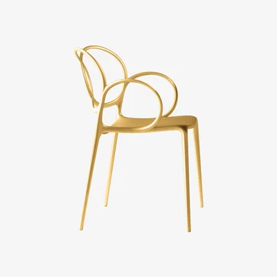 Made in Design Sissi Stackable armchair - Indoor by Driade Gold