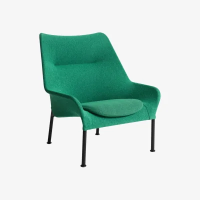 Made in Design O2 Lounge armchair textile green - Hay