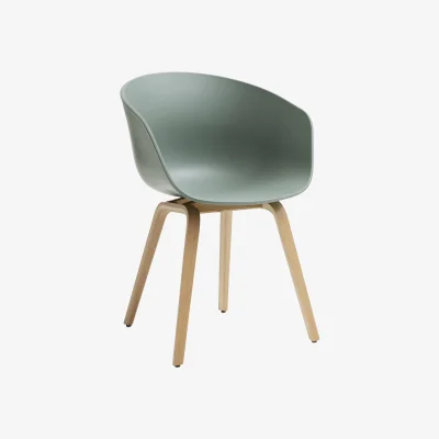 Made in Design About a chair AAC22 Armchair plastic material green / Recycled - Hay