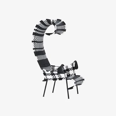 Made in Design Shadowy Armchair plastic material white black - Moroso