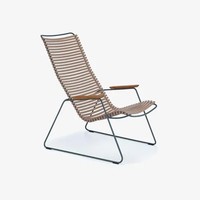 Made in Design Click Low armchair - / High backrest by Houe Beige