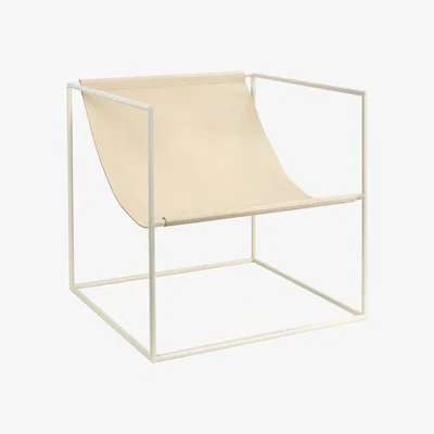 Made in Design Solo Seat Armchair - / Leather by valerie objects Beige