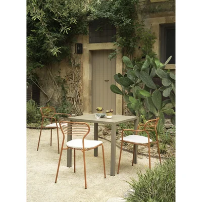 Made in Design Apero Stackable armchair - / Steel by Emu White