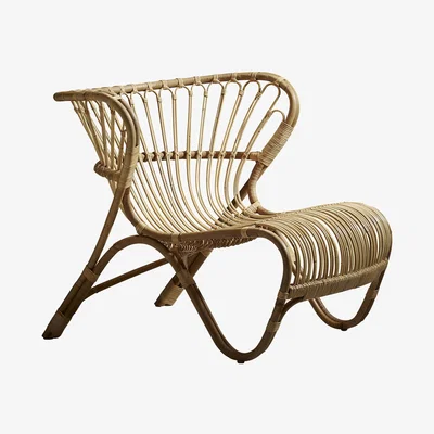 Made in Design Fox Lounge Armchair - Reissue 1936 by Sika Design Brown/Beige