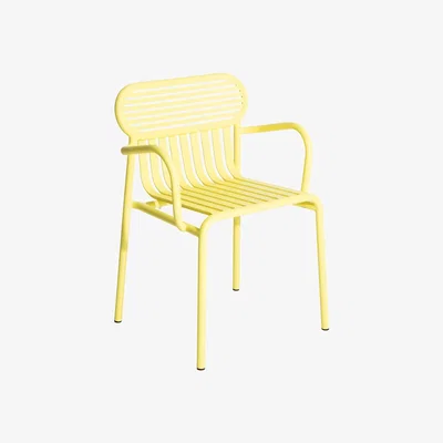 Made in Design Week-end Bridge armchair - Aluminium by Petite Friture Yellow