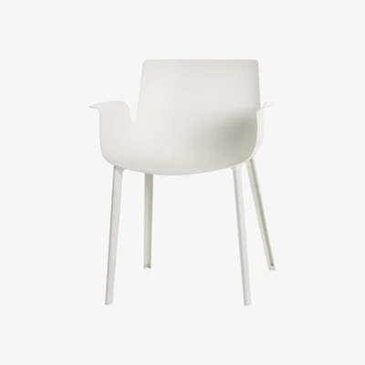 Made in Design Piuma Armchair - Plastic by Kartell White