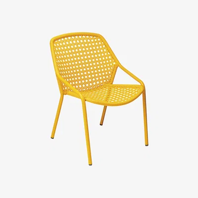 Made in Design Croisette Stackable armchair by Fermob Yellow