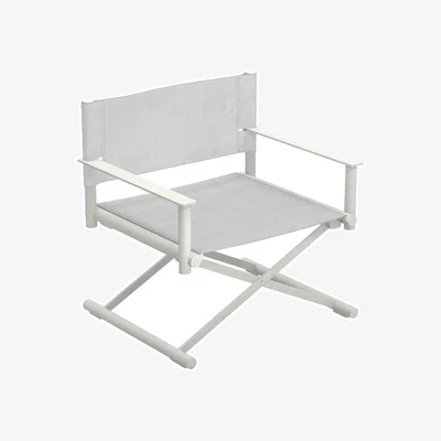 Made in Design Folding armchair Terra leather textile / Faux leather & fabric director's armchair - Emu