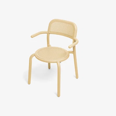 Made in Design Toní Stackable armchair - / Aluminium by Fatboy Beige