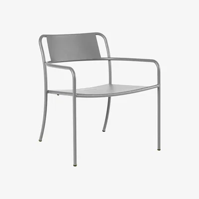 Made in Design Patio Low armchair - / Stainless steel by Tolix Grey