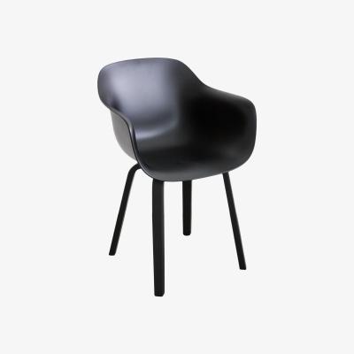 Made in Design Substance Armchair - Polypropylene & wooden feet by Magis Black