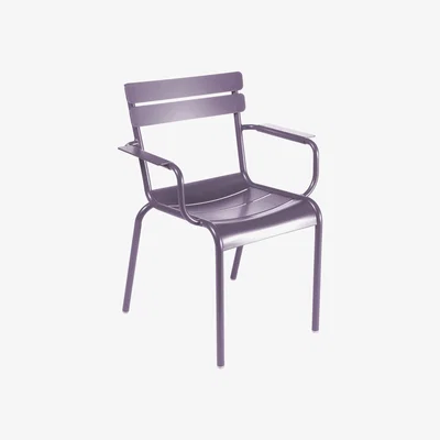 Made in Design Luxembourg Stackable armchair by Fermob Purple