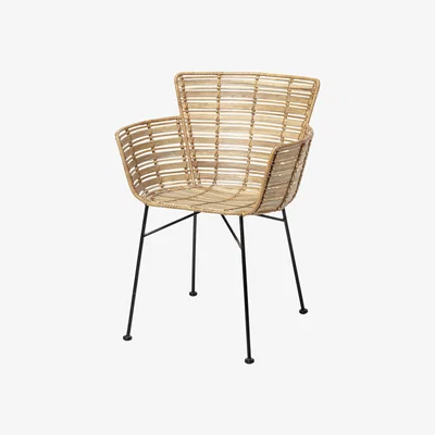 Made in Design Coast Armchair - / Rattan by Bloomingville Beige