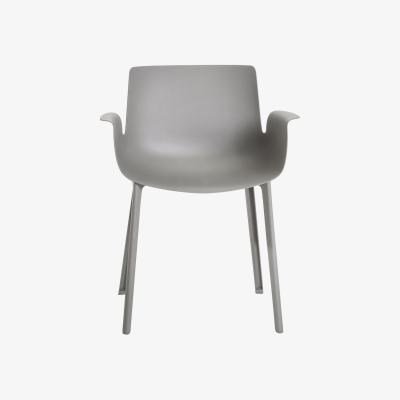 Made in Design Piuma Armchair - Plastic by Kartell Grey