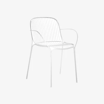 Made in Design HiRay Armchair metal white / Metal - Kartell