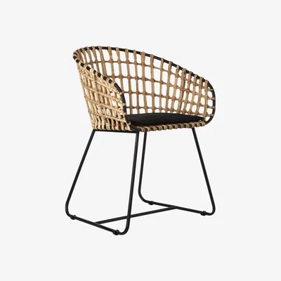 Made in Design Tokyo Armchair - Rattan & metal by Pols Potten Beige