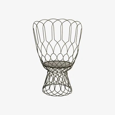 Made in Design Re-trouvé Armchair - Large / Metal by Emu Black