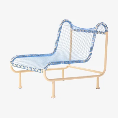Made in Design Grand Ribaud Armchair metal blue / Exclusivity - 13 DESSERTS