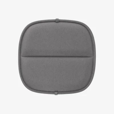 Made in Design Accessory textile grey black / For the HiRay armchair - Recycled - Kartell