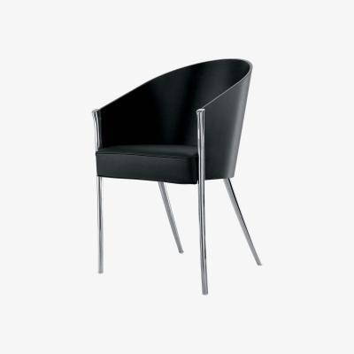 Made in Design Costes Armchair - Wood seat by Driade Black