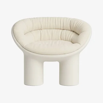 Made in Design Accessory textile white / INDOOR Cushion for Roly Poly Armchair - Driade