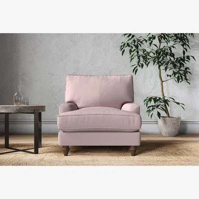 Nkuku Nkuku Marri Armchair | Make To Order | One Size | Recycled Cotton Lavender