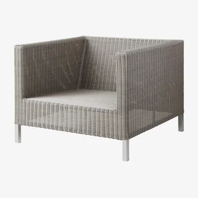 Nordic Nest Cane-line Connect armchair weave Taupe