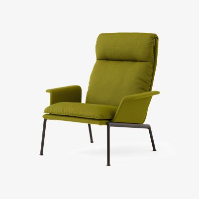 Nordic Nest &Tradition Muno LN17 High back lounge chair Warm black-Vidar 0956
