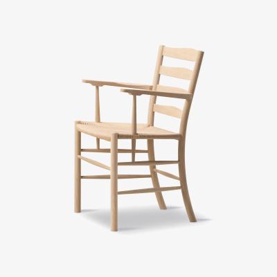 Nordic Nest Fredericia Furniture Klint armchair Naturally braided - soap-finished oak