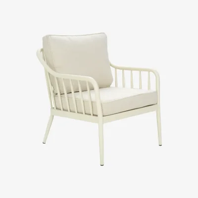 Nordic Nest Brafab Coleville armchair Pearl white-dot beige