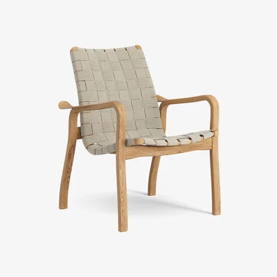 Nordic Nest Primo arm chair low oiled oak Natural