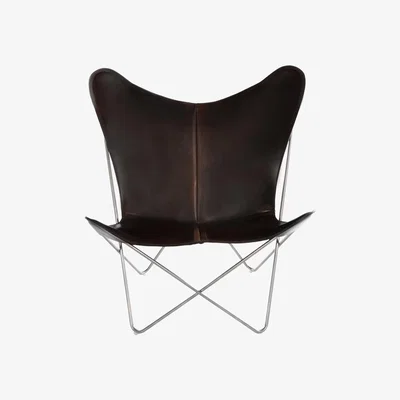 Nordic Nest OX Denmarq Trifolium bat armchair leather mocca