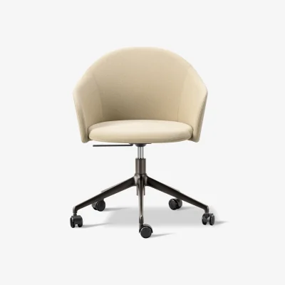 Nordic Nest Fredericia Furniture Gomo Armchair armchair swivel base 5-star Mylla 221-flint