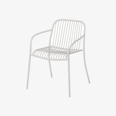 Nordic Nest blomus YUA WIRE armchair Silk grey