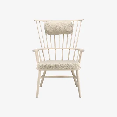 Nordic Nest Stolab Henriette armchair cushion&headrest White-oiled-Moonlight