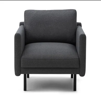 Nordic Nest Normann Copenhagen Rar armchair Re-Born dark grey