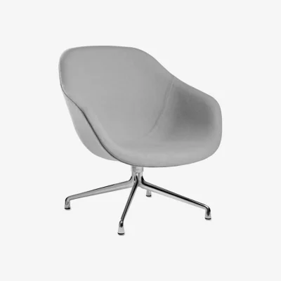 Nordic Nest HAY About a Lounge AAL81 armchair Hallingdal 65 130-aluminium frame