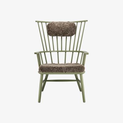 Nordic Nest Stolab Henriette armchair cushion&headrest Olive green-Sahara