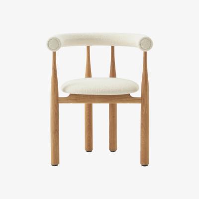 Nordic Nest New Works Bukowski upholstered armchair Oak Barnum Lana