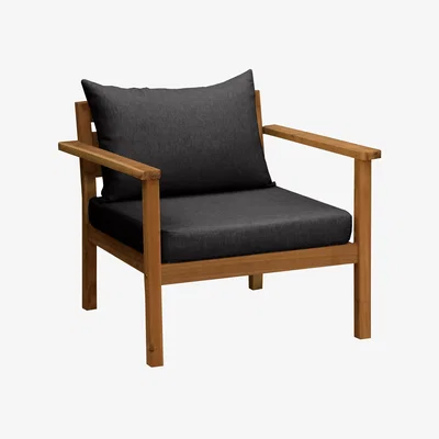 Nordic Nest 1898 Stockaryd lounge armchair Dark grey