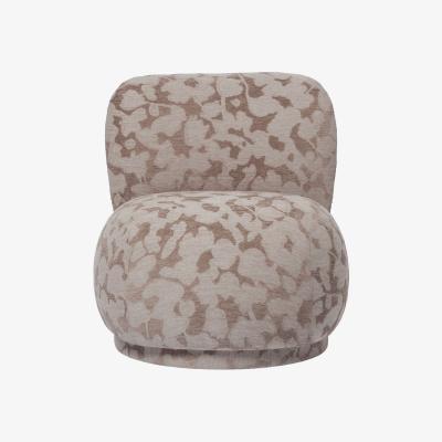 Nordic Nest Ferm Living Rico lounge chair piccolo swivel Cilla-Taupe