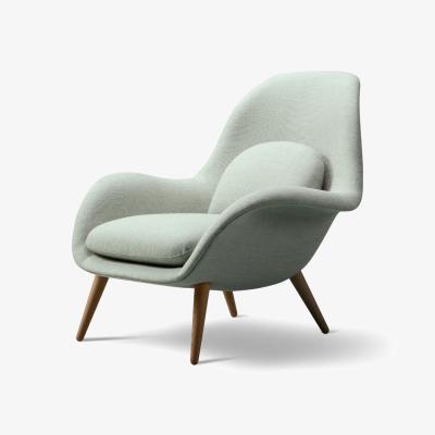 Nordic Nest Fredericia Furniture Swoon armchair Sunniva 132-lacquered oak