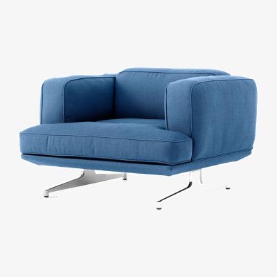 Nordic Nest &Tradition Inland AV21 armchair Vidar 733-polished aluminium