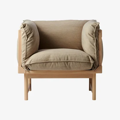 Nordic Nest Gärsnäs Bleck armchair Beech-white-foss 0212