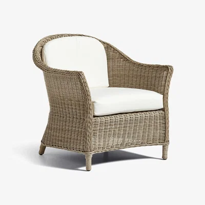 OKA OKA, Girona Garden Armchair - Driftwood, Armchairs, Polyester